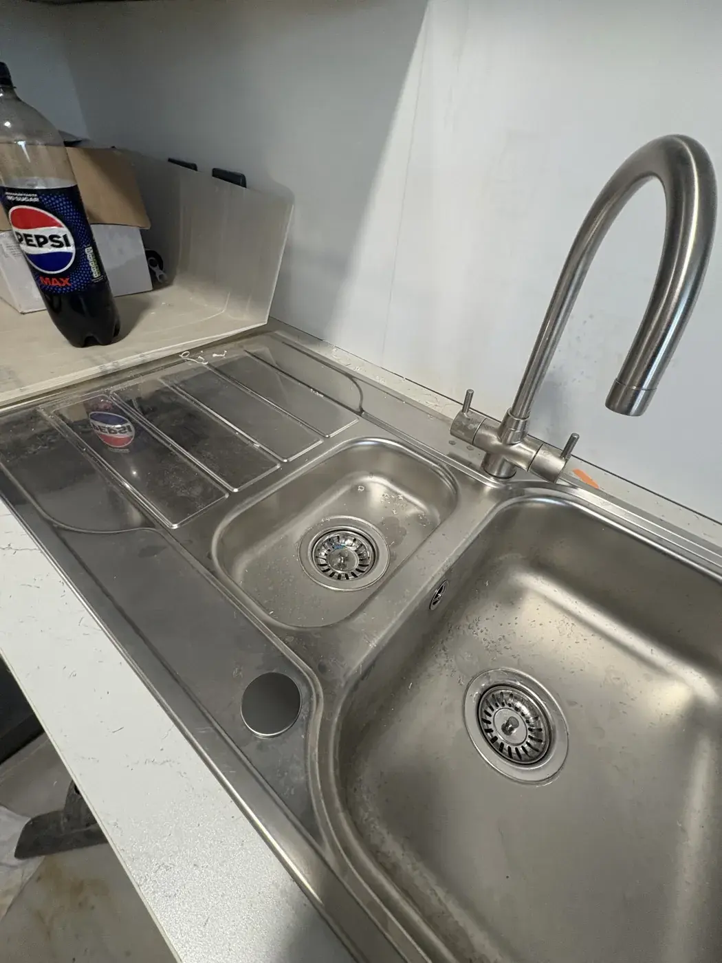Staff kitchen, degreased