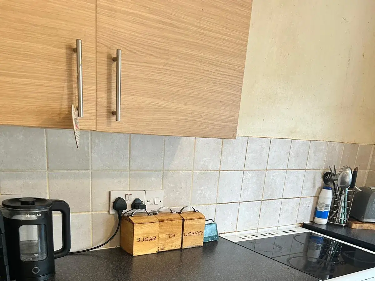 The worktop: after MyT Clean finished the job