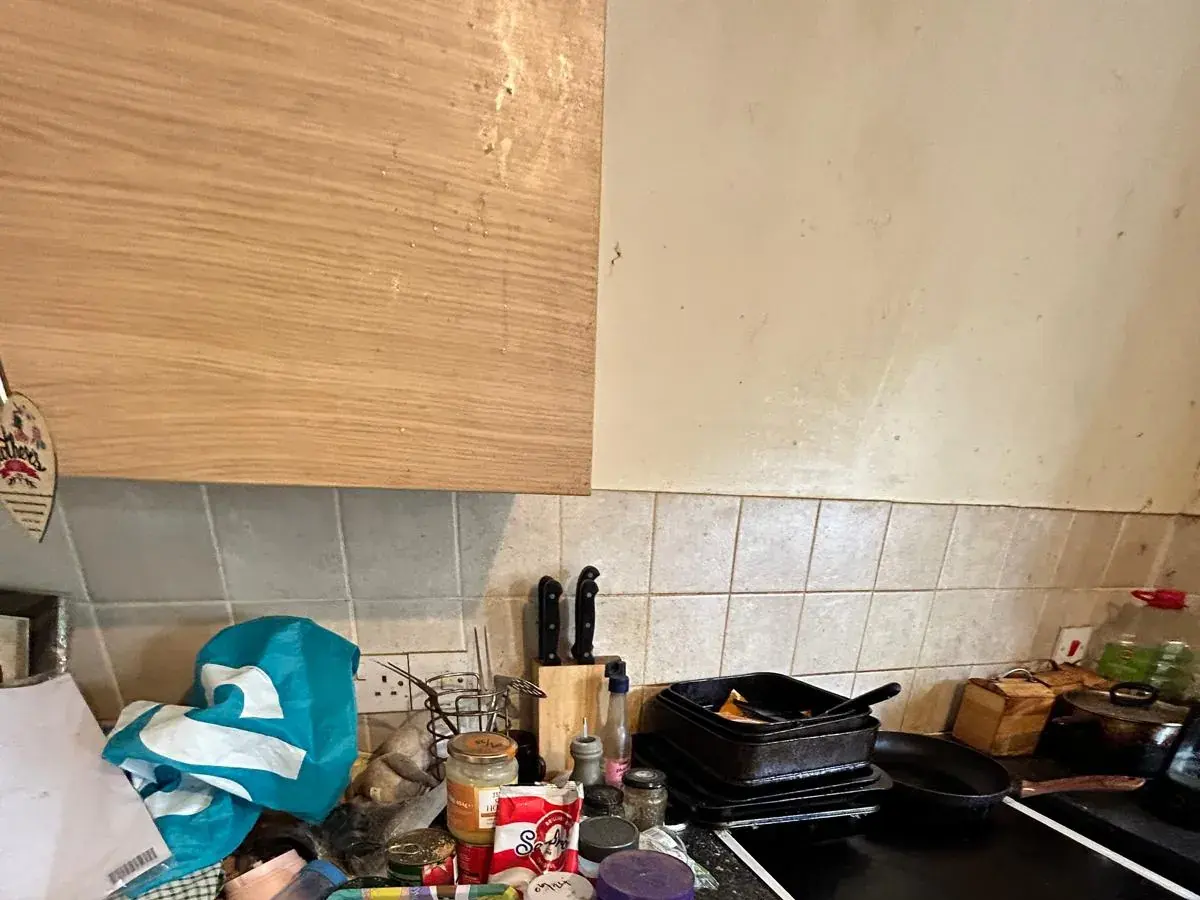 The worktop: before MyT Clean started
