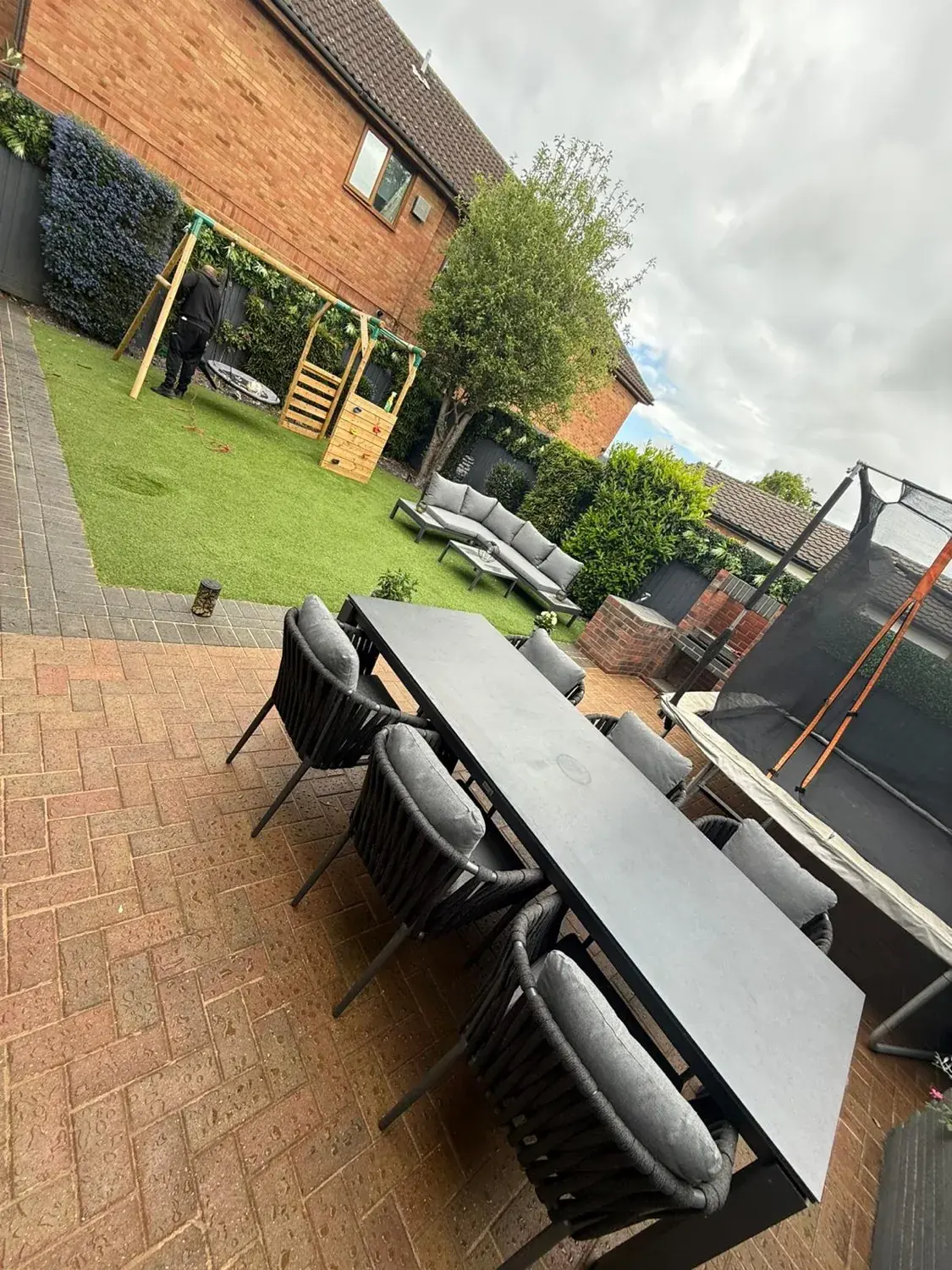 Patio cleared and washed
