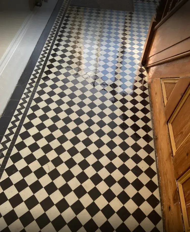 Original tiled floor